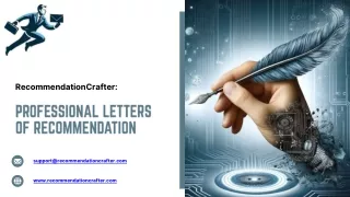 RecommendationCrafter: Professional Letters Of Recommendation