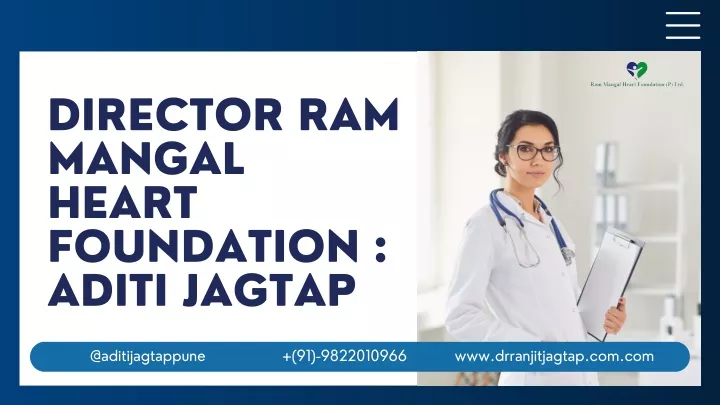 director ram mangal heart foundation aditi jagtap