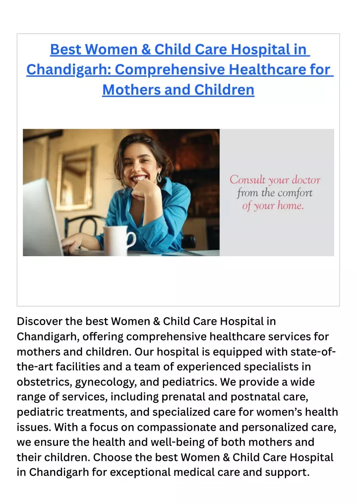 best women child care hospital in chandigarh