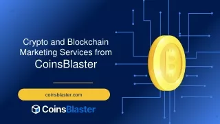 Crypto and Blockchain Marketing Services from CoinsBlaster