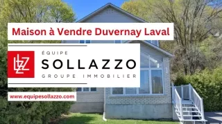 Maison à Vendre Duvernay Laval