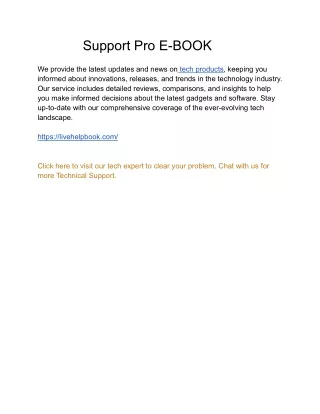 support pro e book