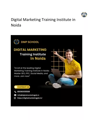 Digital Marketing Training Institute in Noida pdf