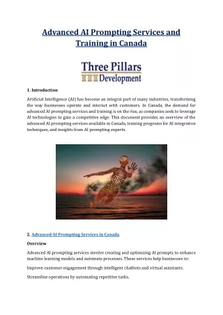 advanced ai prompting services and training