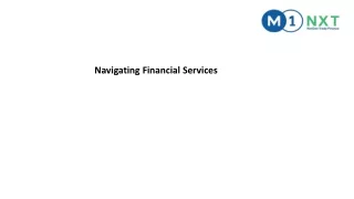 Navigating Financial Services