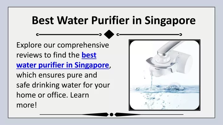 best water purifier in singapore