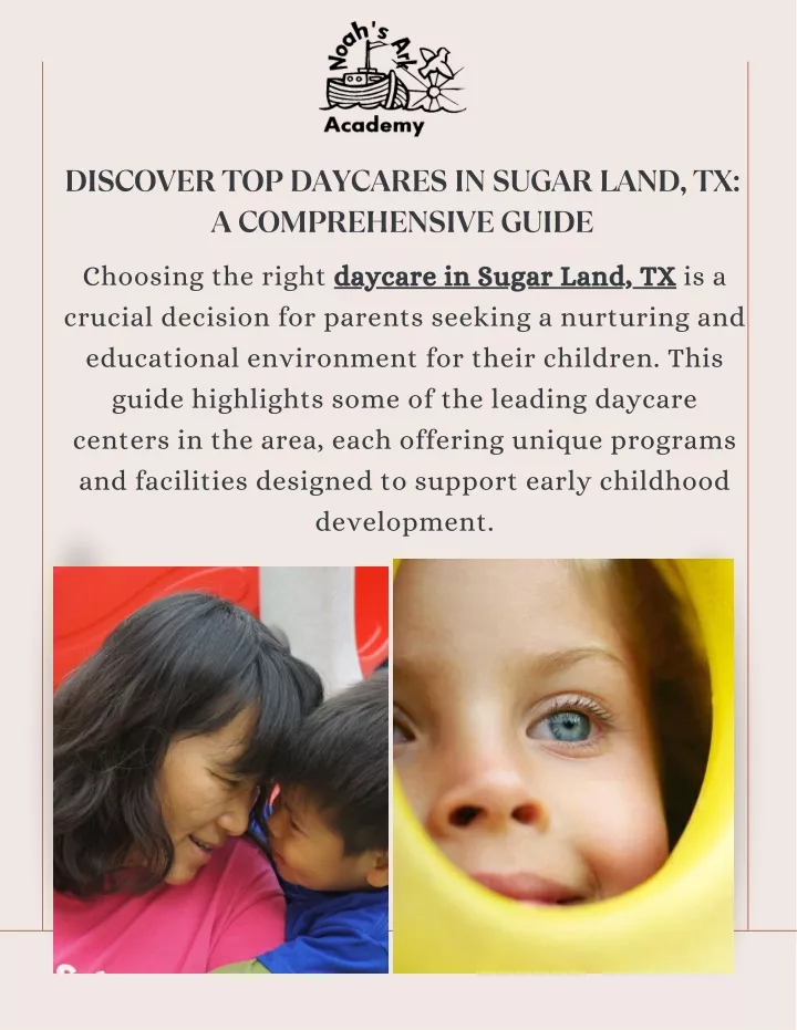 discover top daycares in sugar land