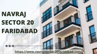 Navraj Sector 20 Faridabad | 3 & 4 BHK Modern Flat