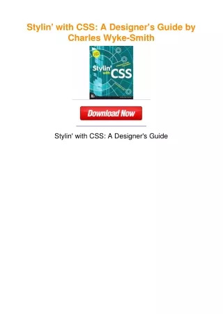 Stylin' with CSS: A Designer's Guide by Charles Wyke-Smith