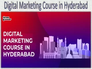 Digital Marketing Course in Hyderabad