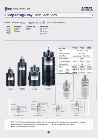 Snap Acting Relay Dealers, Supplier & Manufacturers | YTC INDIA