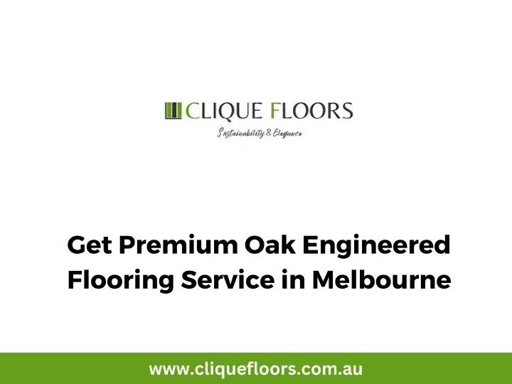 get premium oak engineered flooring service