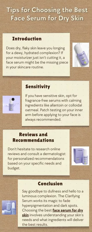 Tips for Choosing the Best Face Serum for Dry Skin