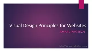 Importance of Visual Design Principles for Effective Websites|Amral Infotech