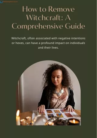 Step-by-Step Guide to Removing Witchcraft from Your Life