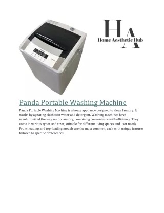 panda portable washing machine panda portable
