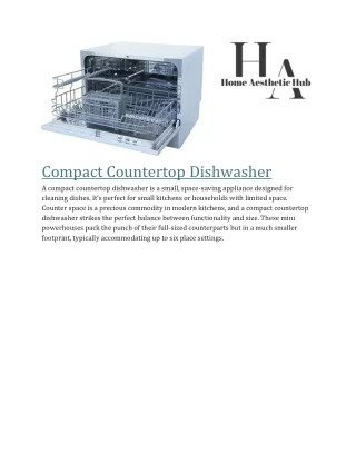 compact countertop dishwasher a compact
