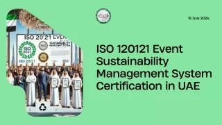 ISO 120121 Event Sustainability Management System Certification in UAE (1)