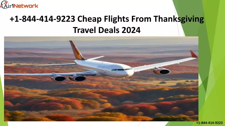 1 844 414 9223 cheap flights from thanksgiving