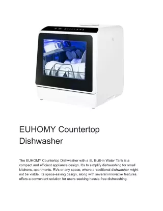 EUHOMY Countertop Dishwasher