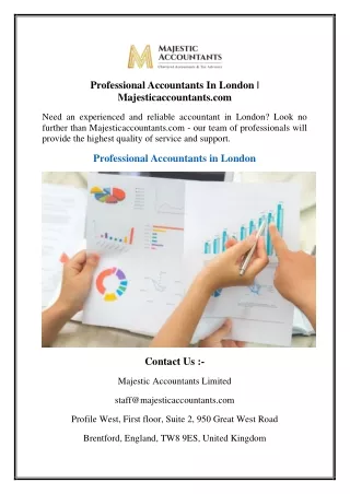 Professional Accountants In London  Majesticaccountants.com