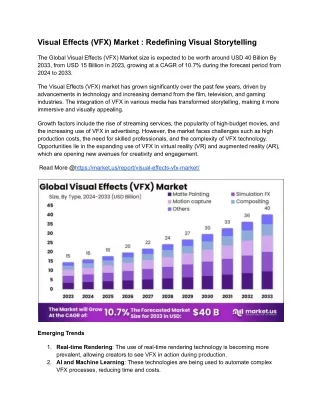 visual effects vfx market redefining visual