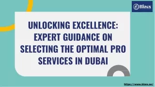 Expert Tips on Choosing the Best PRO Services in Dubai