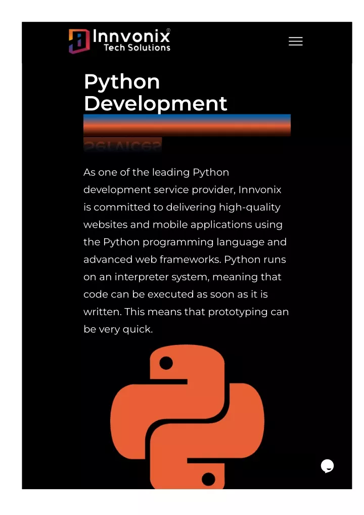 python development company services