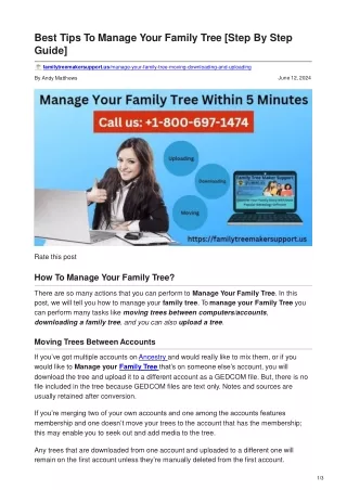 Best Tips To Manage Your Family Tree