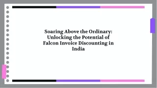 How Falcon Invoice Discounting is Revolutionizing the Investment Industry in Ind