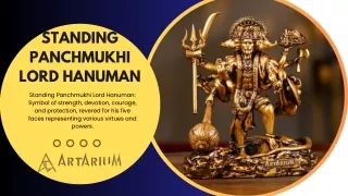 Standing Panchmukhi Lord Hanuman Car Dashboard Idol – theartarium