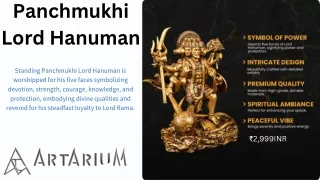 Standing Panchmukhi Lord Hanuman Car Dashboard Idol – theartarium