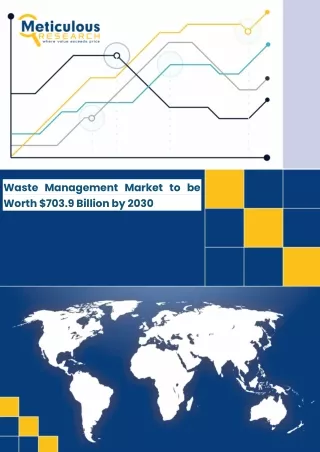 The Waste Management Market is anticipated to hit $703.9 billion by 2030.