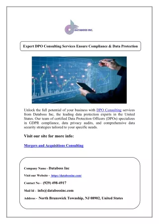 Expert DPO Consulting Services Ensure Compliance & Data Protection