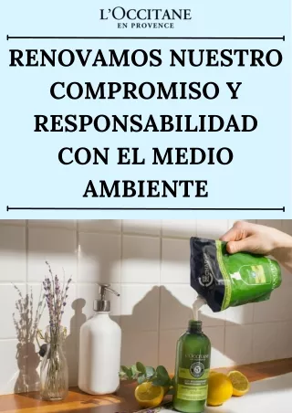 Renovamos nuestro compromiso y responsabilidad con el medio ambiente