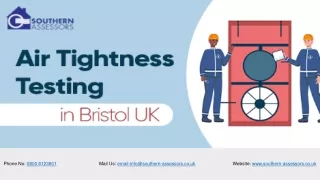 Air Tightness Testing in Bristol UK | Southern Assessors