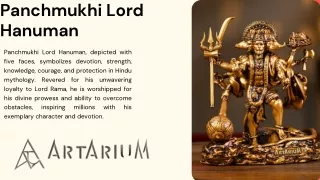 Standing Panchmukhi Lord Hanuman Car Dashboard Idol – theartarium