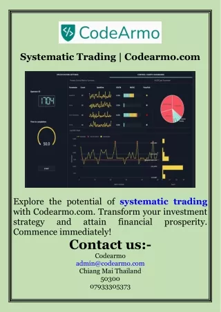 Systematic Trading  Codearmo.com