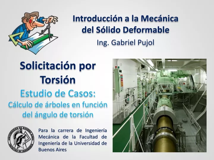 PPT - ESTUDIO DE CASOS - Torsión - (Cálculo De árboles En Función Del ...