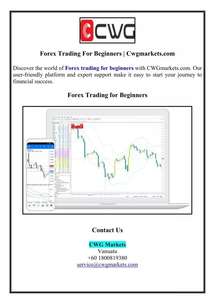 forex trading for beginners cwgmarkets com