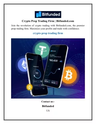 Crypto Prop Trading Firm  Bitfunded