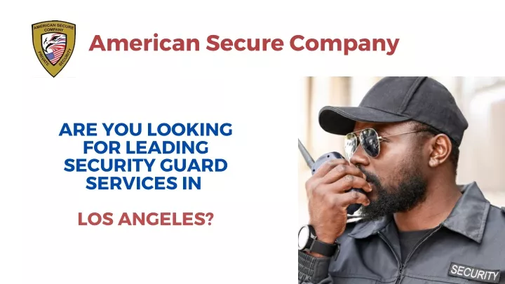 american secure company