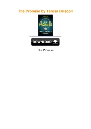 The Promise by Teresa Driscoll