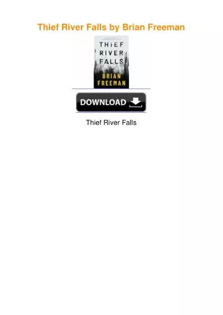Thief River Falls by Brian Freeman