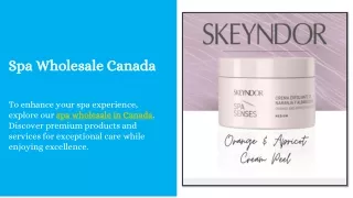 Spa Wholesale Canada