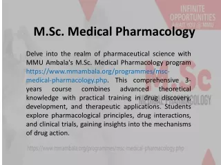 Presentation PHARMA