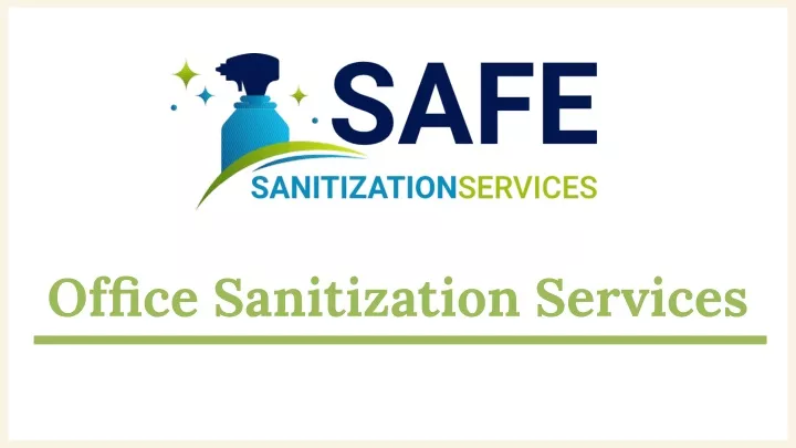 office sanitization services