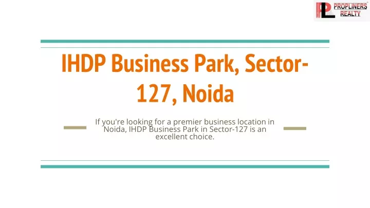 ihdp business park sector 127 noida