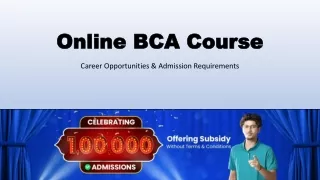 Why Online BCA is the Best Choice for Aspiring Tech Professionals