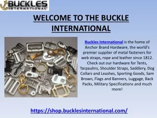 welcome to the buckle international